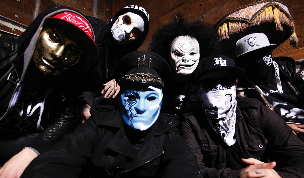 Hollywood Undead for 1024 x 600 widescreen resolution