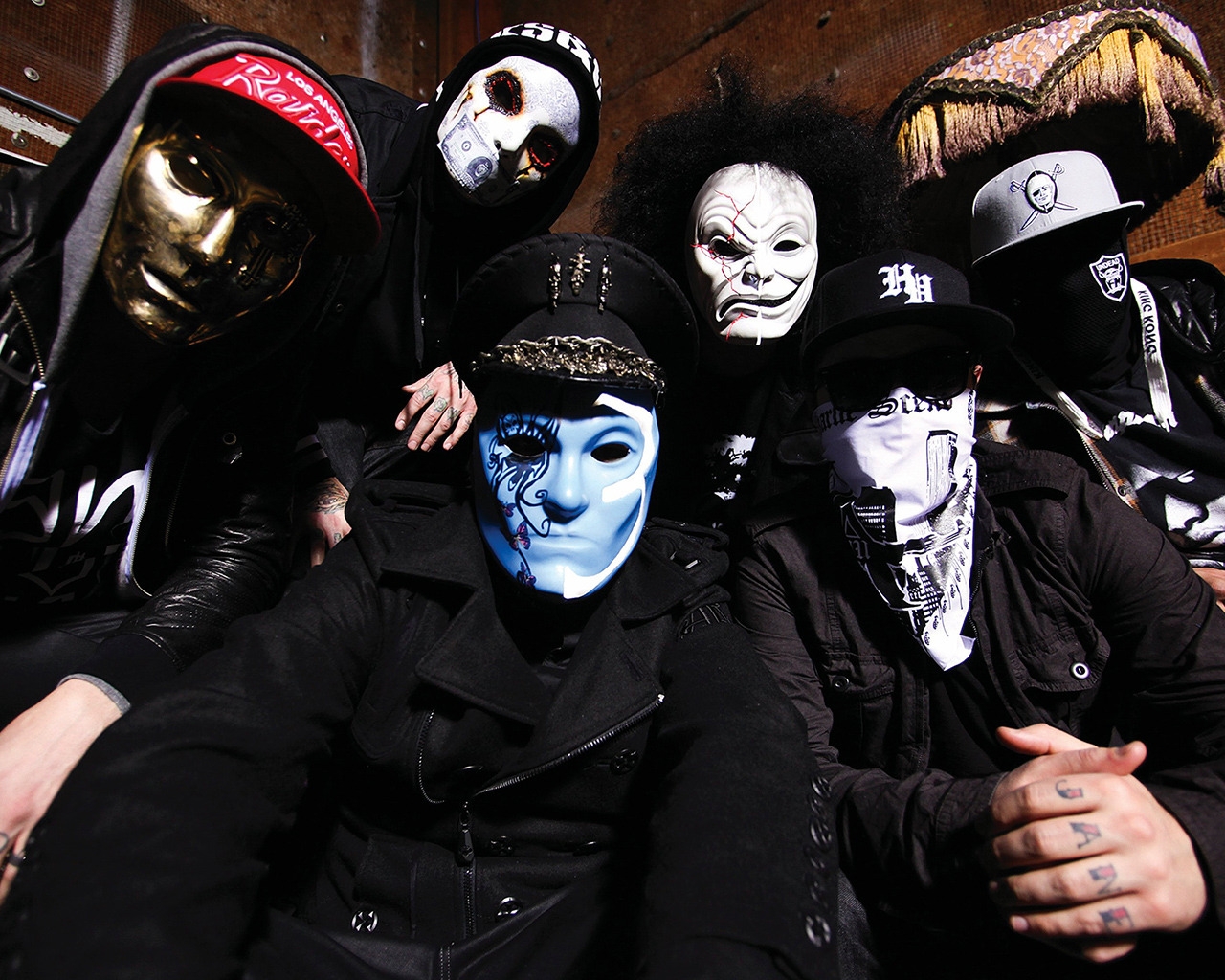 Hollywood Undead for 1280 x 1024 resolution