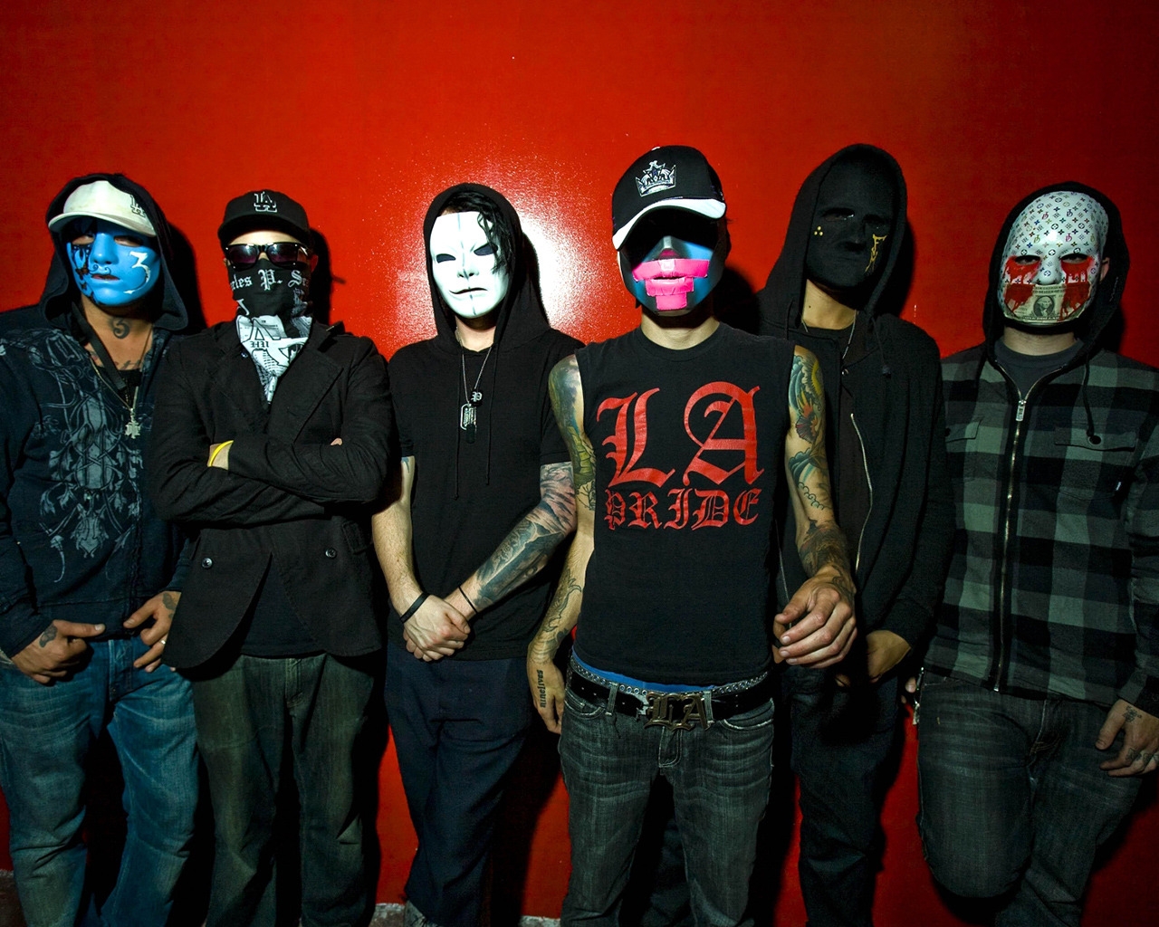 Hollywood Undead Band for 1280 x 1024 resolution