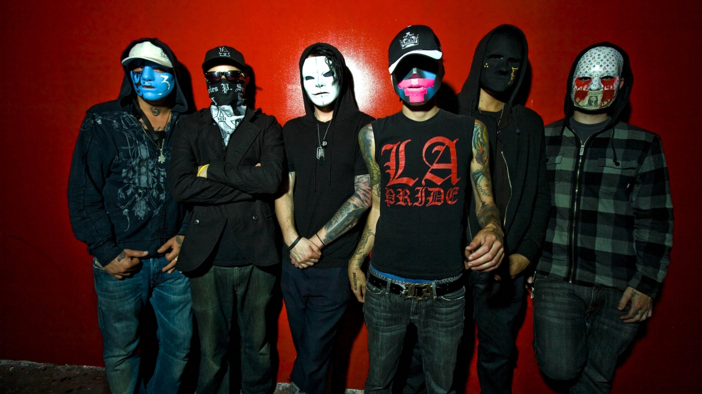 Hollywood Undead Band for 1366 x 768 HDTV resolution