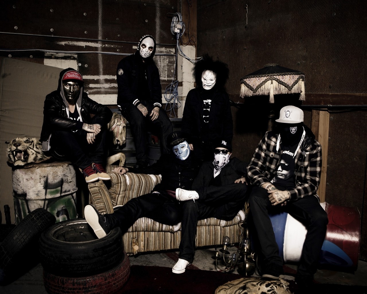 Hollywood Undead Mask for 1280 x 1024 resolution