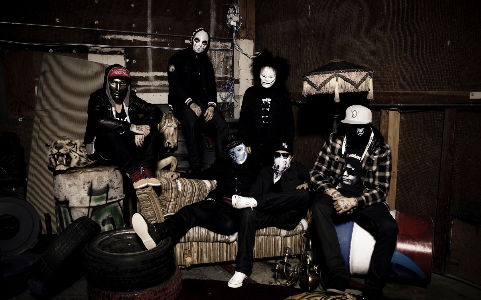 Hollywood Undead Mask for 1680 x 1050 widescreen resolution