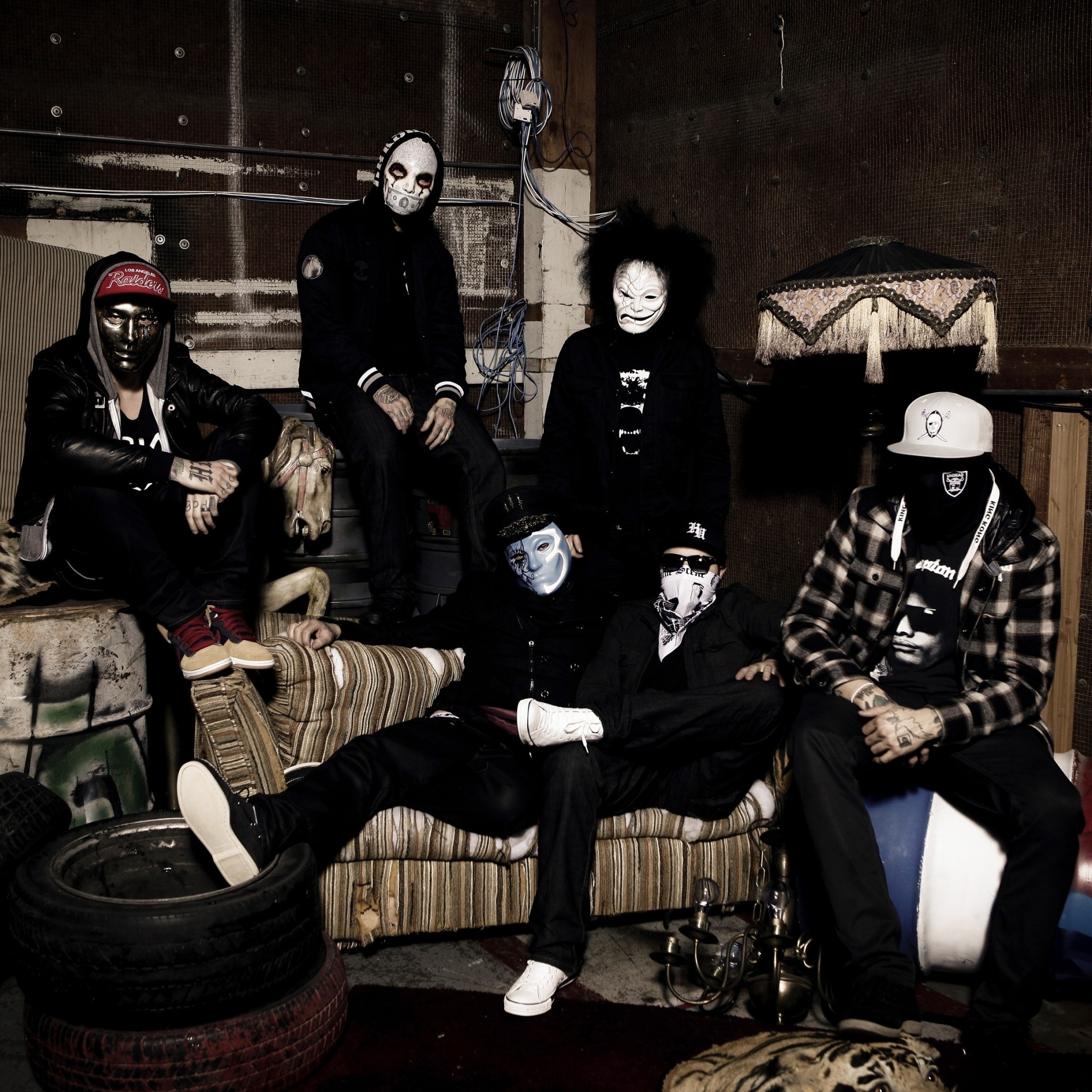 Hollywood Undead Mask for 2048 x 2048 New iPad resolution