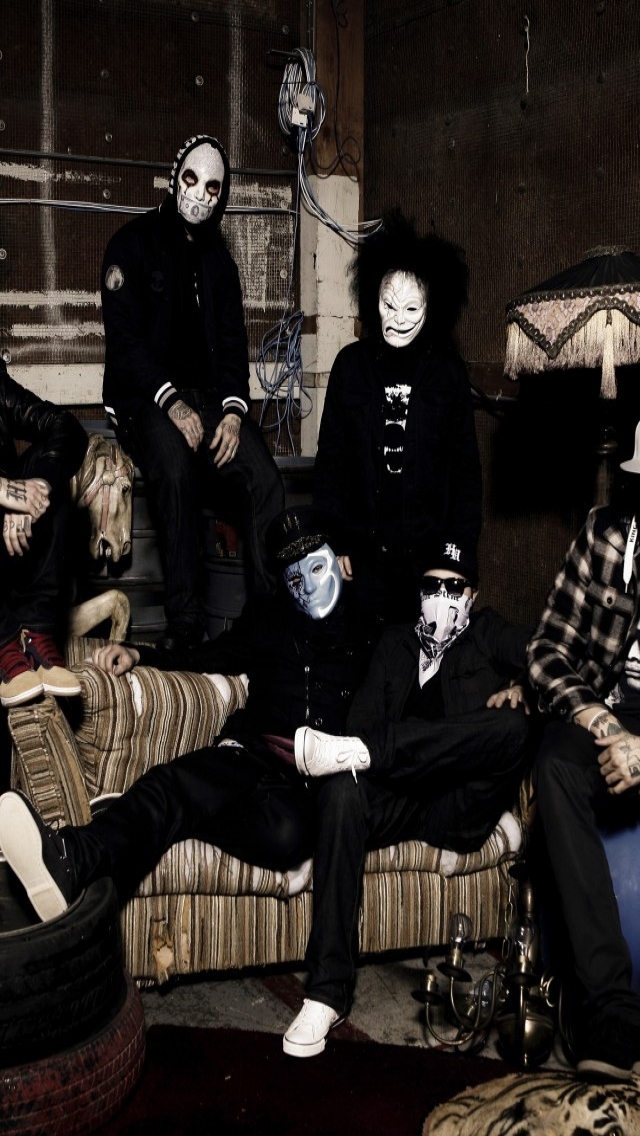 Hollywood Undead Mask for 640 x 1136 iPhone 5 resolution