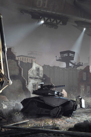 Homefront The Revolution Field for 320 x 480 iPhone resolution