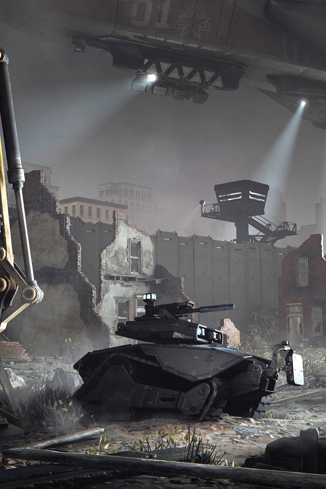Homefront The Revolution Field for 640 x 960 iPhone 4 resolution