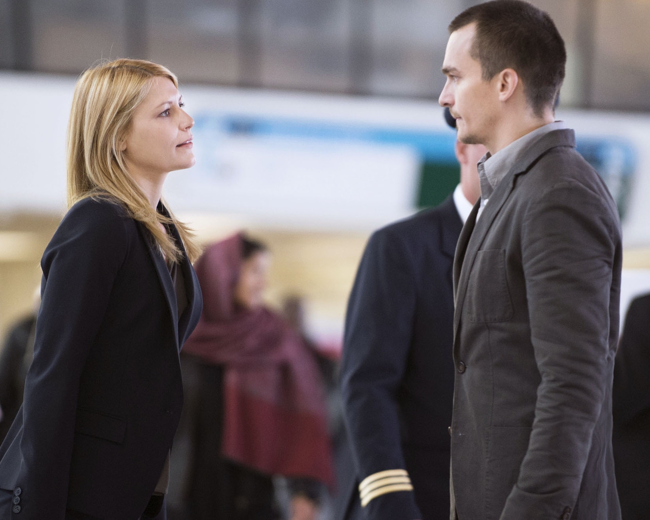 Homeland Carrie and Peter for 1280 x 1024 resolution