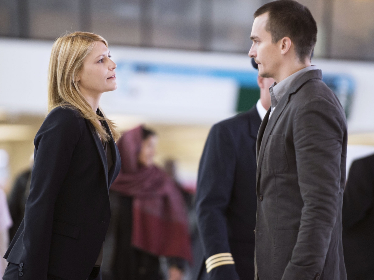 Homeland Carrie and Peter for 1280 x 960 resolution