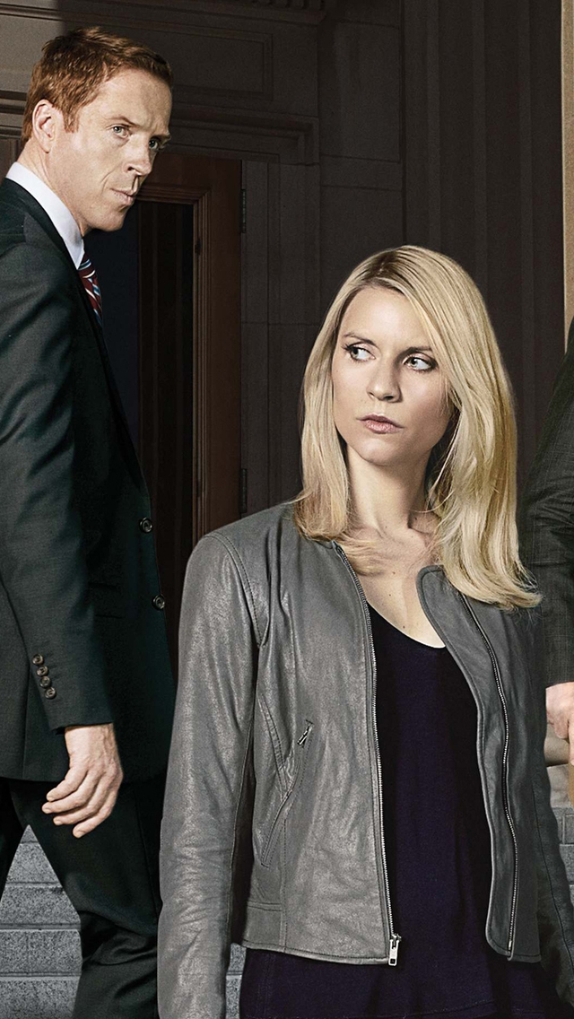 Homeland Cast for 640 x 1136 iPhone 5 resolution