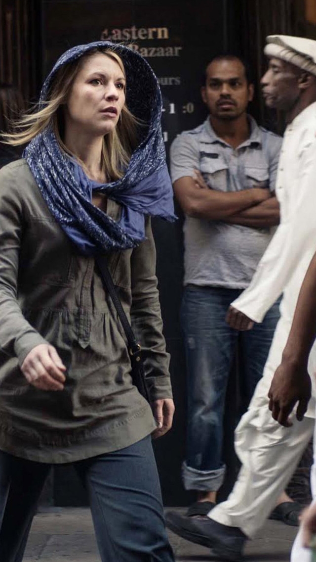Homeland Claire Danes for 640 x 1136 iPhone 5 resolution