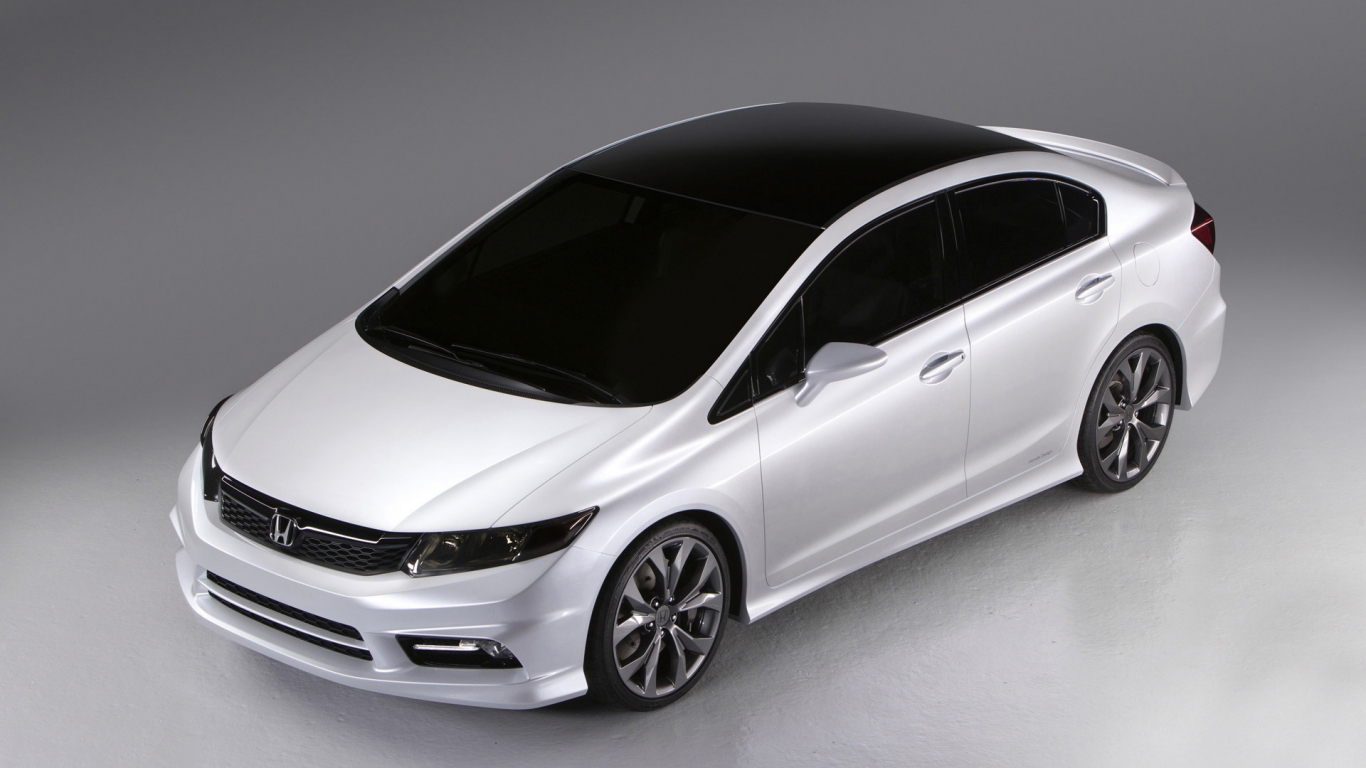 Honda Civic Concept for 1366 x 768 HDTV resolution