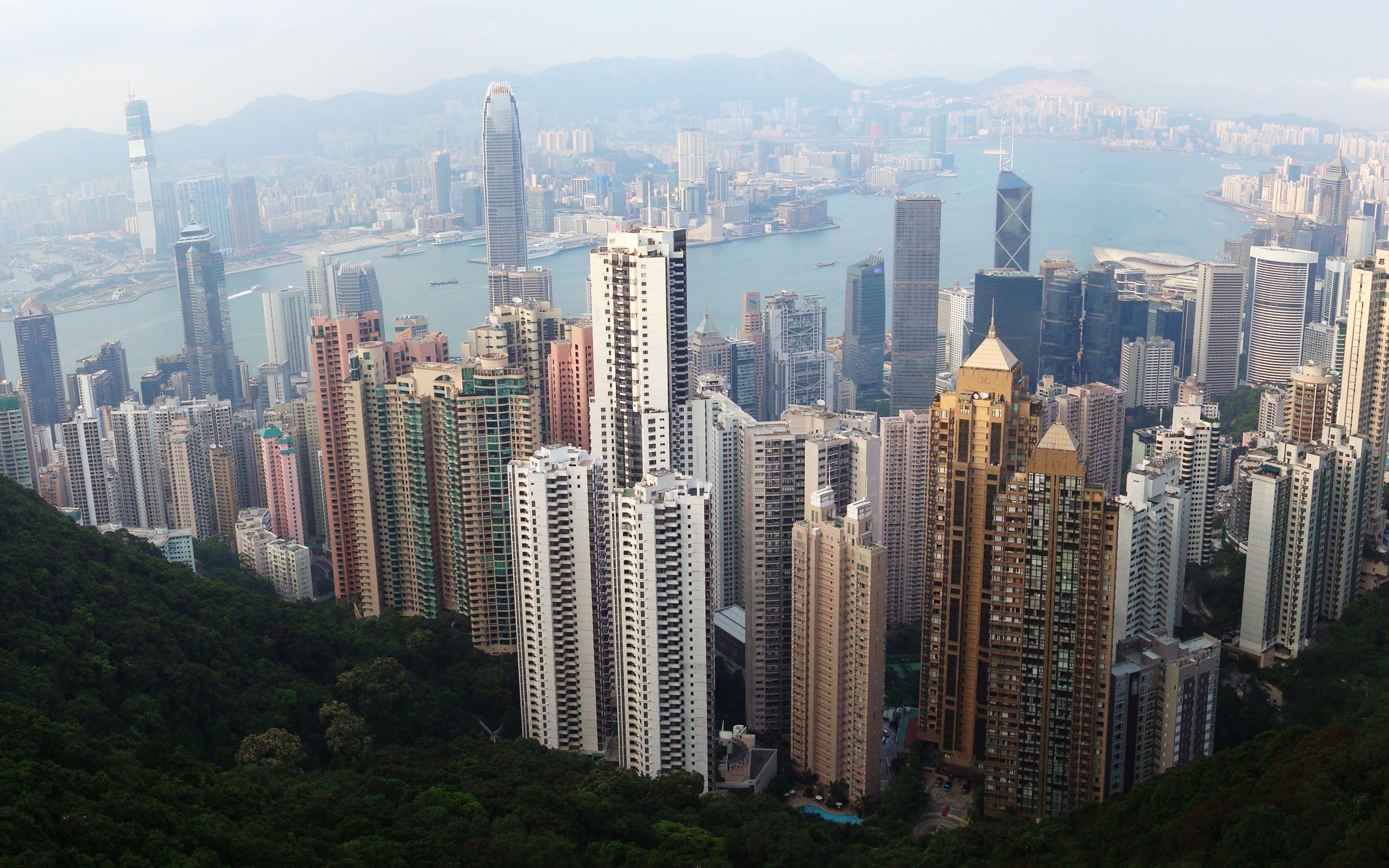Hong Kong Skyline for 2560 x 1600 widescreen resolution