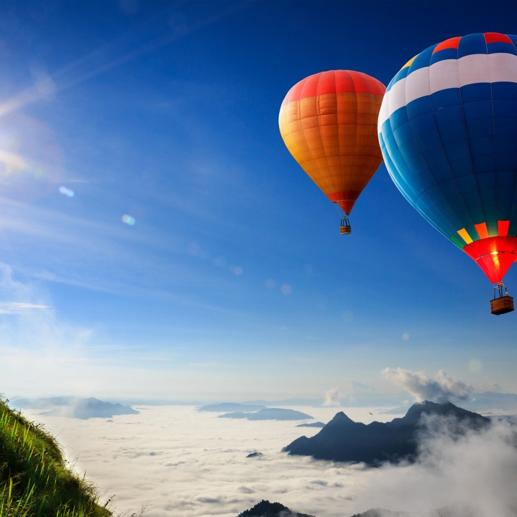 Hot Air Balloons for 1024 x 1024 iPad resolution