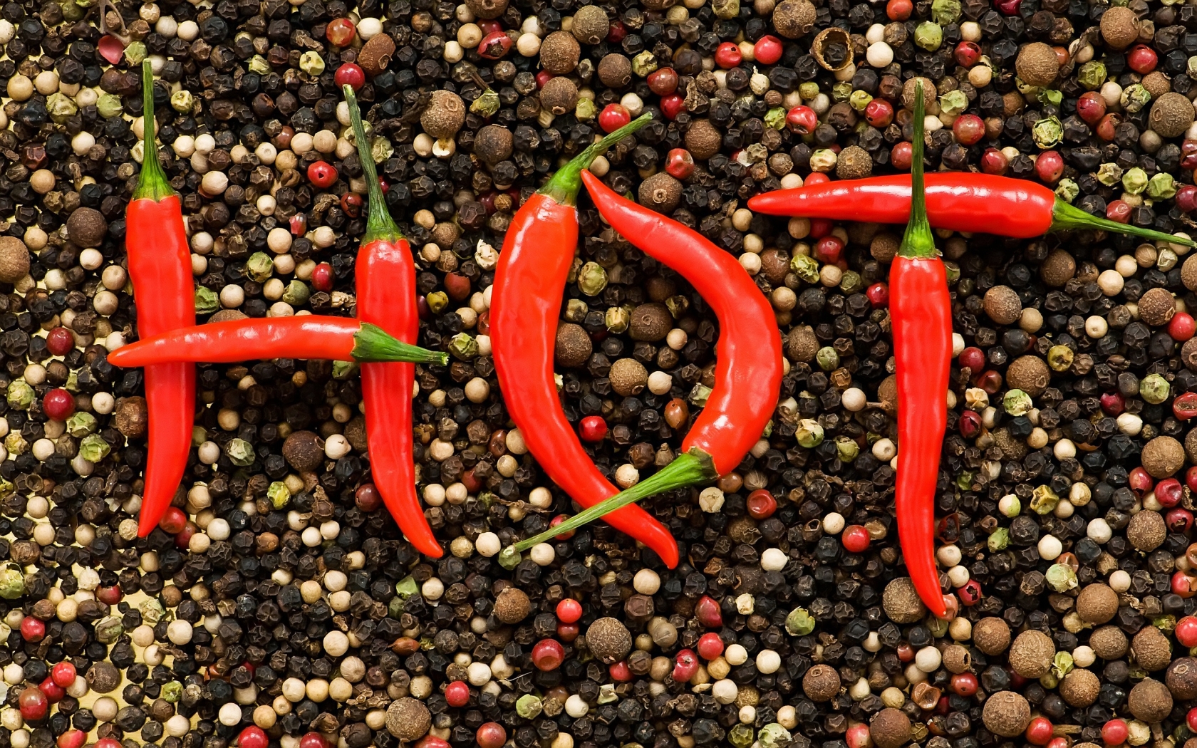 Hot Chilli and Pepper for 1680 x 1050 widescreen resolution