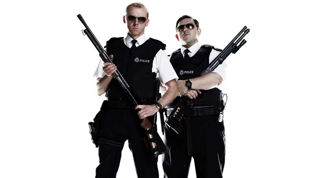 Hot Fuzz for 1280 x 720 HDTV 720p resolution