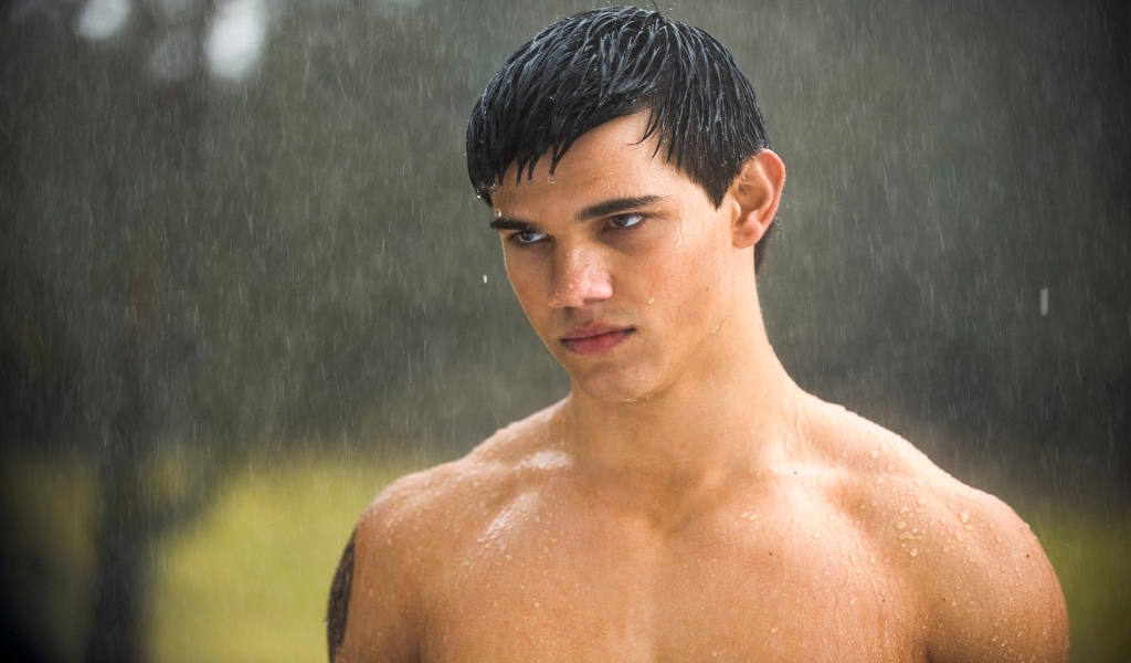 Hot Taylor Lautner for 1024 x 600 widescreen resolution