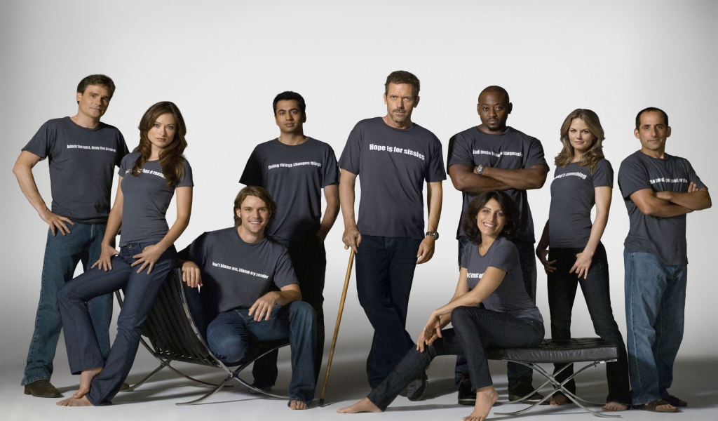 House MD Actors for 1024 x 600 widescreen resolution