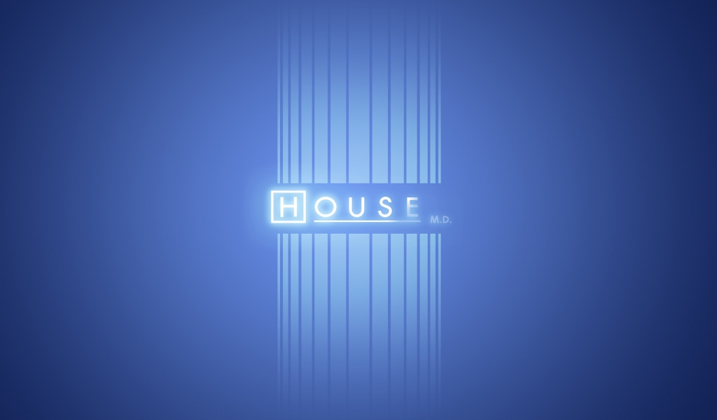 House MD Logo for 1024 x 600 widescreen resolution
