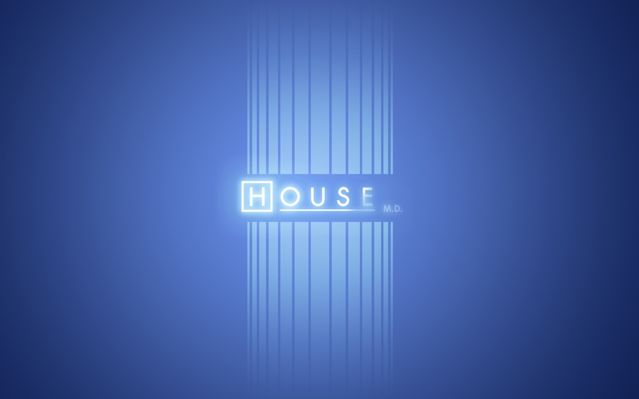 House MD Logo for 1280 x 800 widescreen resolution