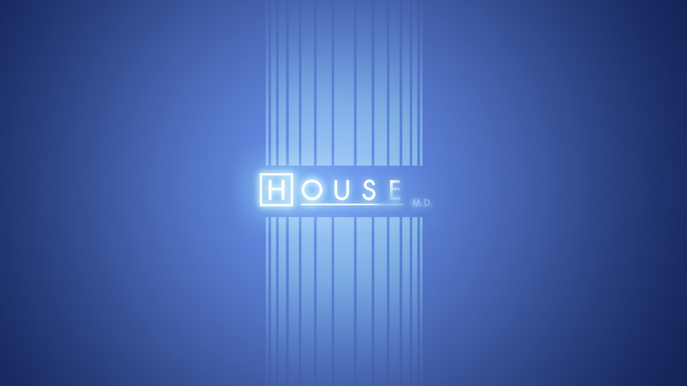 House MD Logo for 1366 x 768 HDTV resolution