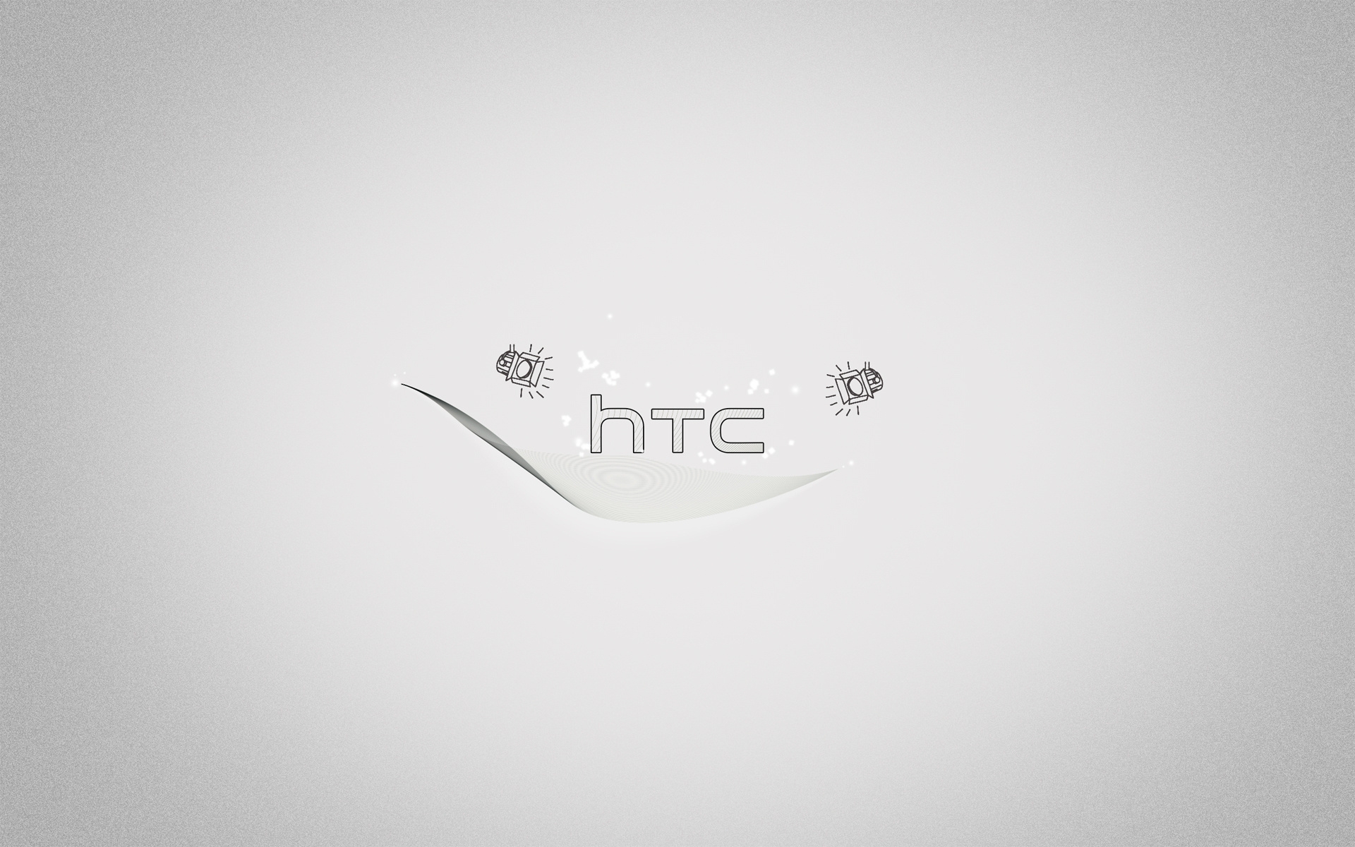 HTC Logo for 1920 x 1200 widescreen resolution