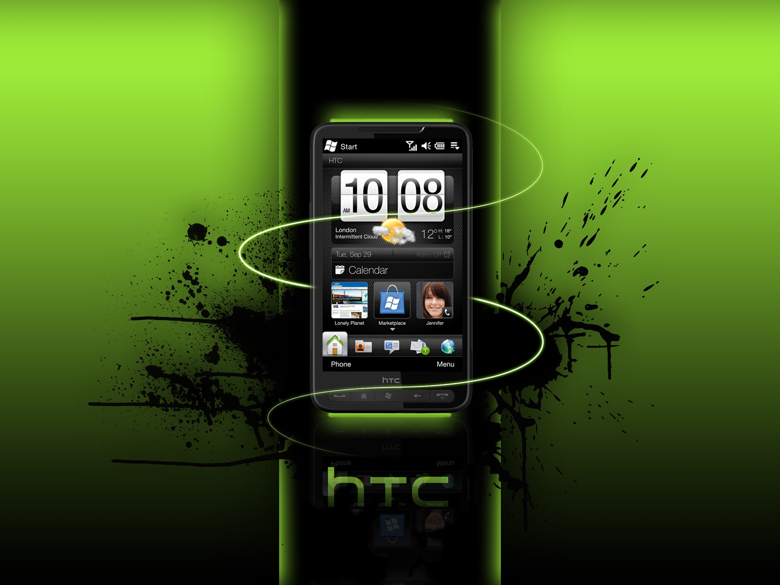 HTC Smartphone for 1600 x 1200 resolution