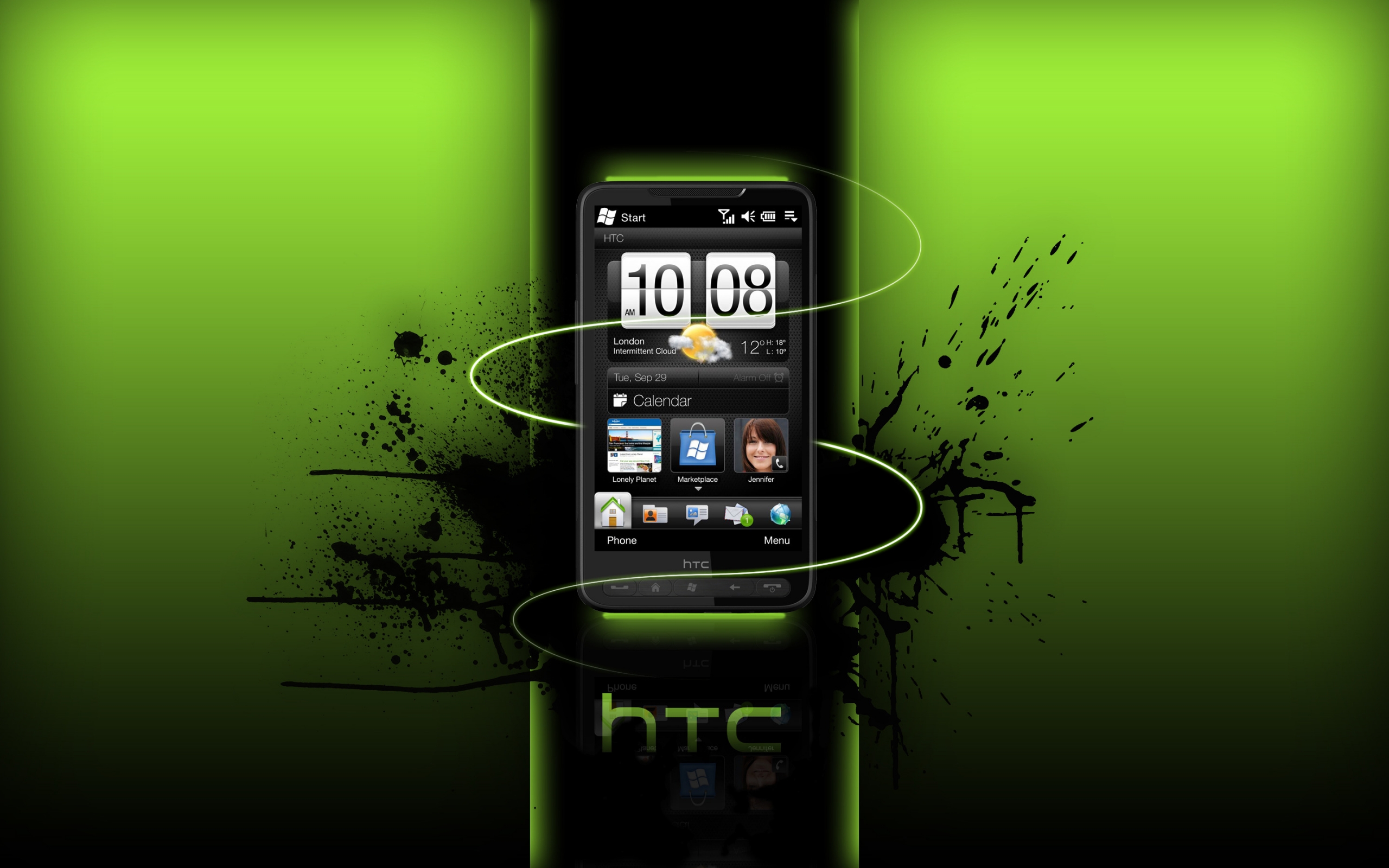 HTC Smartphone for 2560 x 1600 widescreen resolution