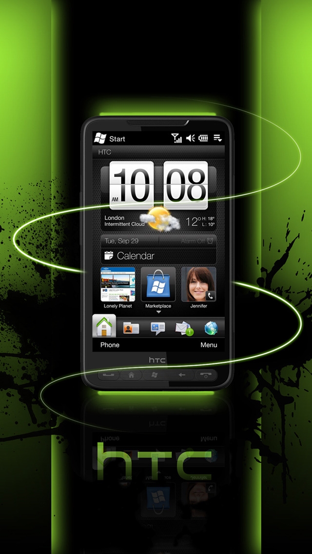 HTC Smartphone for 640 x 1136 iPhone 5 resolution