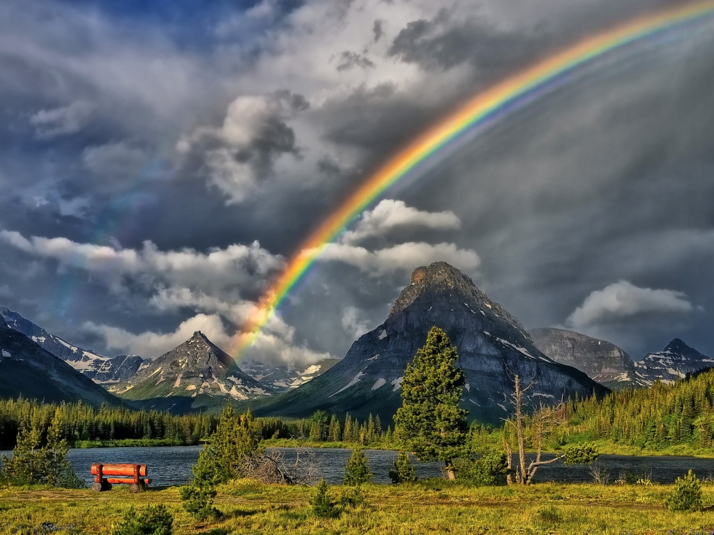 Huge Rainbow for 1024 x 768 resolution