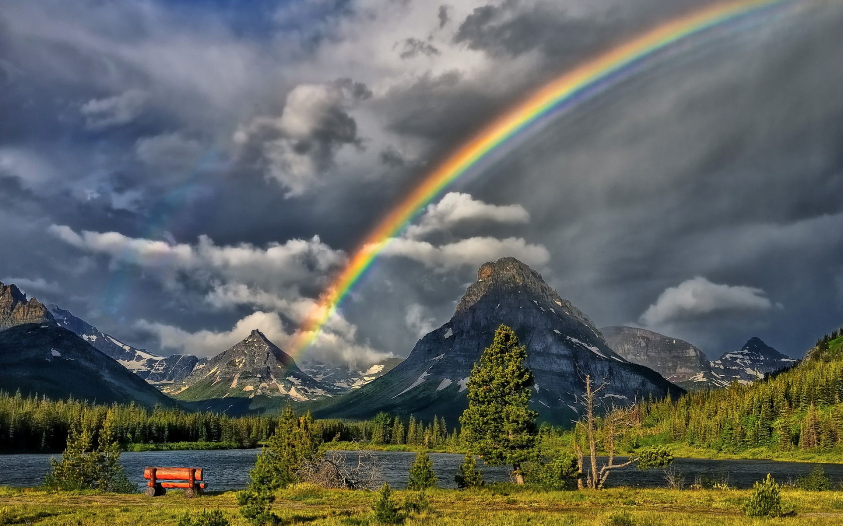 Huge Rainbow for 1680 x 1050 widescreen resolution