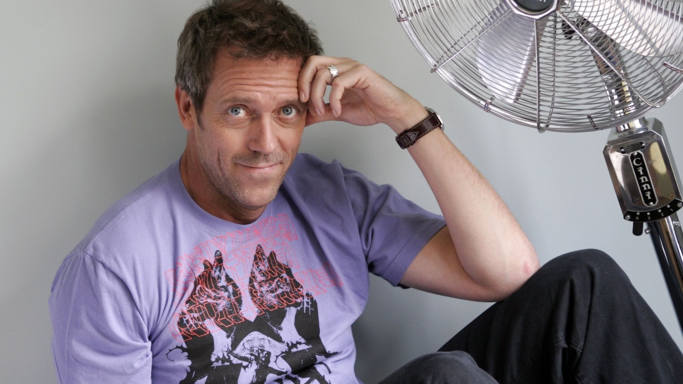 Hugh Laurie for 1366 x 768 HDTV resolution
