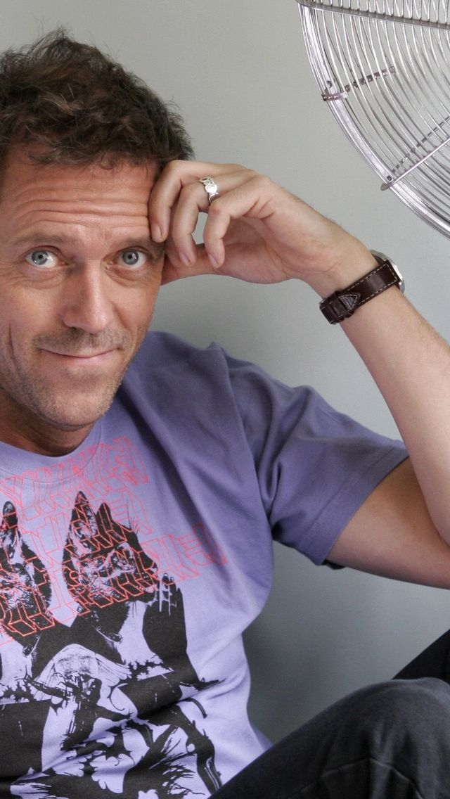 Hugh Laurie for 640 x 1136 iPhone 5 resolution