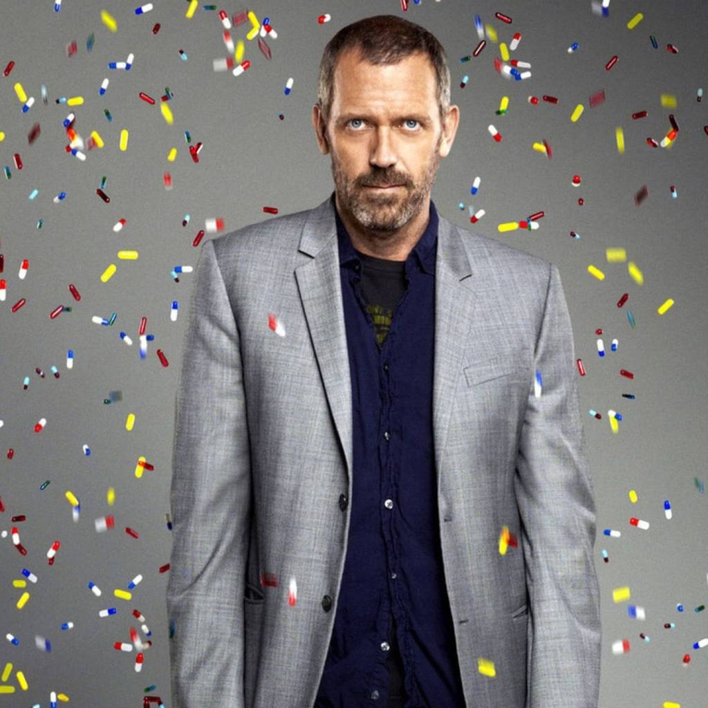 Hugh Laurie Pills for 1024 x 1024 iPad resolution