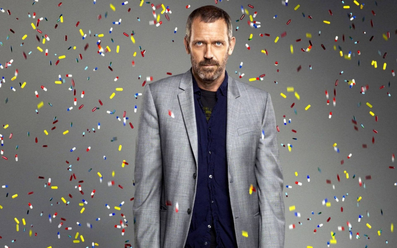 Hugh Laurie Pills for 1280 x 800 widescreen resolution