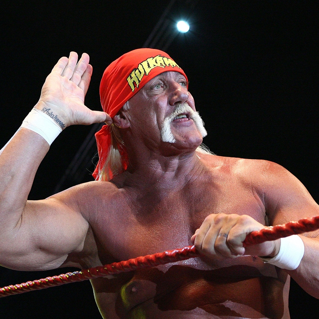 Hulk Hogan Salute for 1024 x 1024 iPad resolution