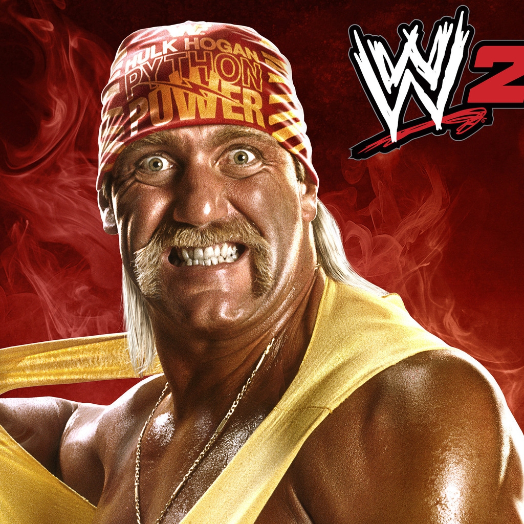 Hulk Hogan WWE2K14 1024 x 1024 iPad Wallpaper