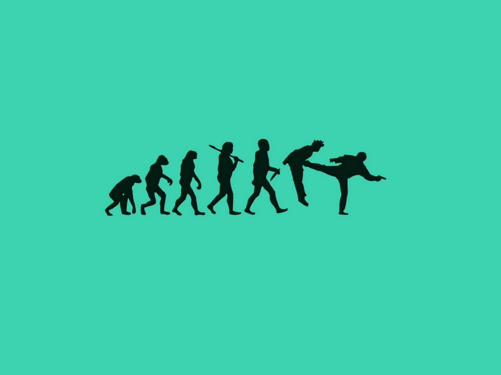 Human Evolution for 1024 x 768 resolution