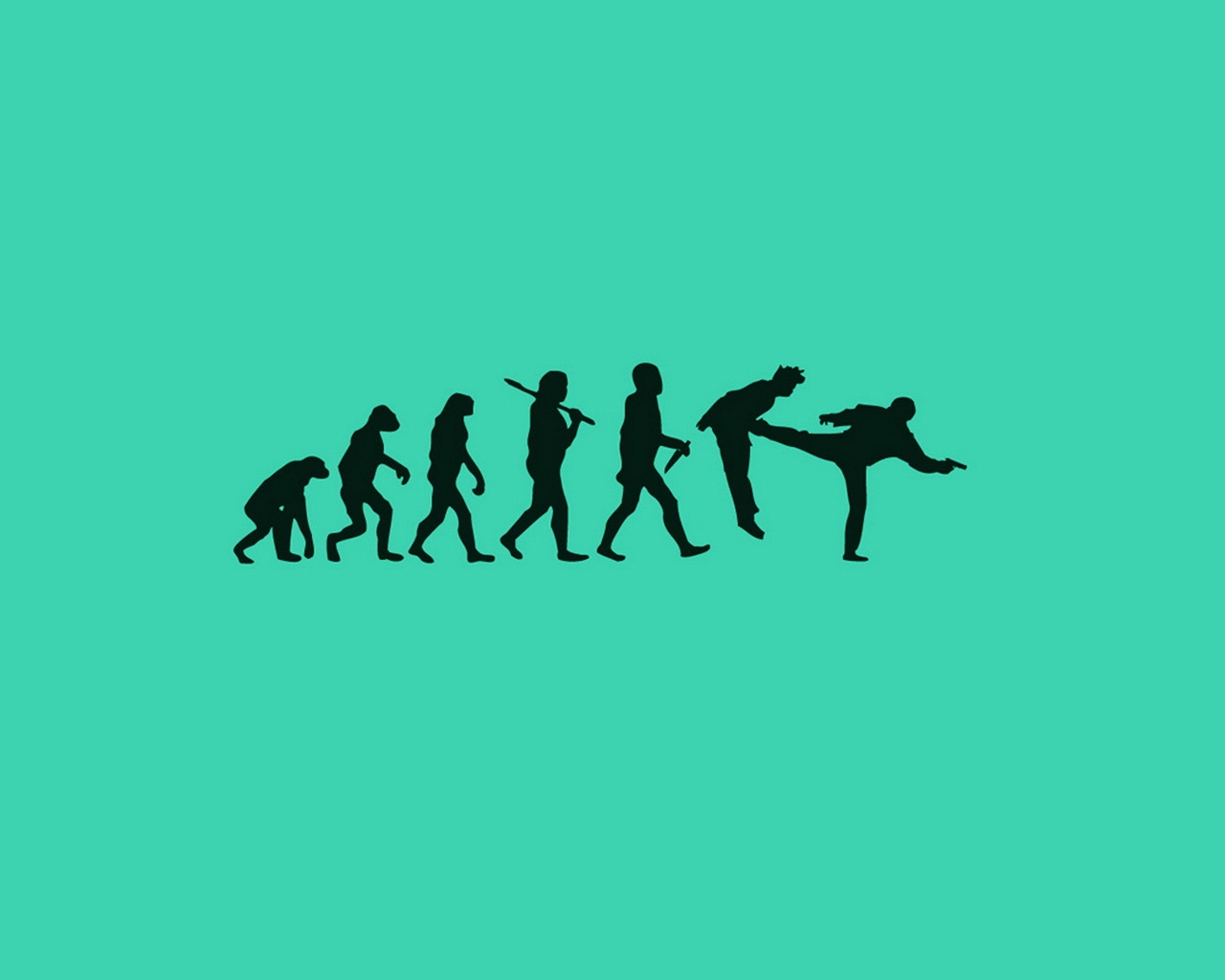 Human Evolution for 1280 x 1024 resolution