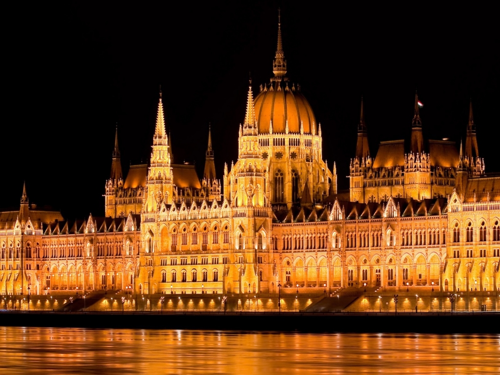 Hungarian Parliament Building for 1024 x 768 resolution