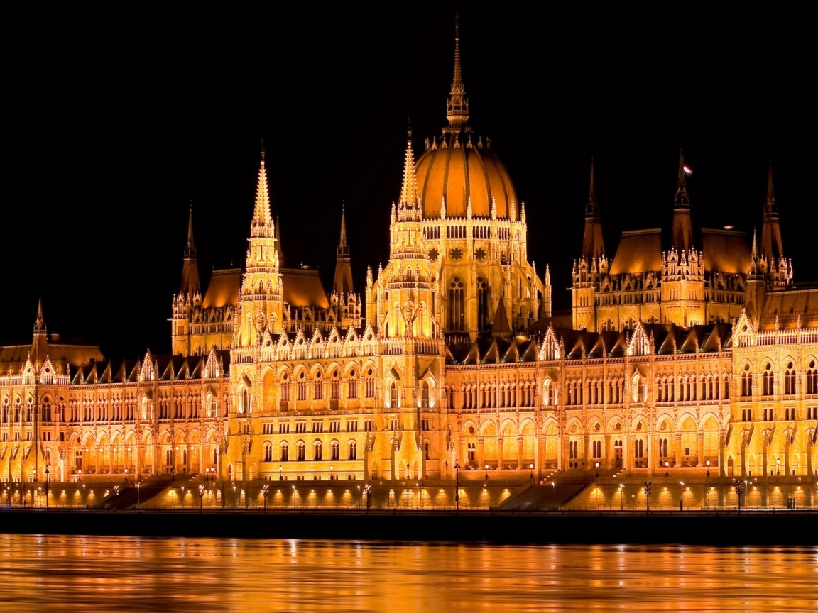 Hungarian Parliament Building for 1152 x 864 resolution