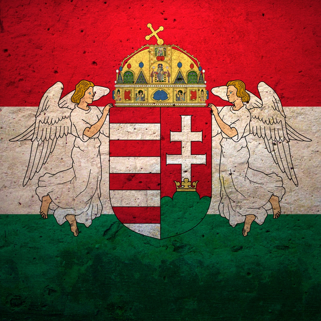 Hungary Flag for 1024 x 1024 iPad resolution