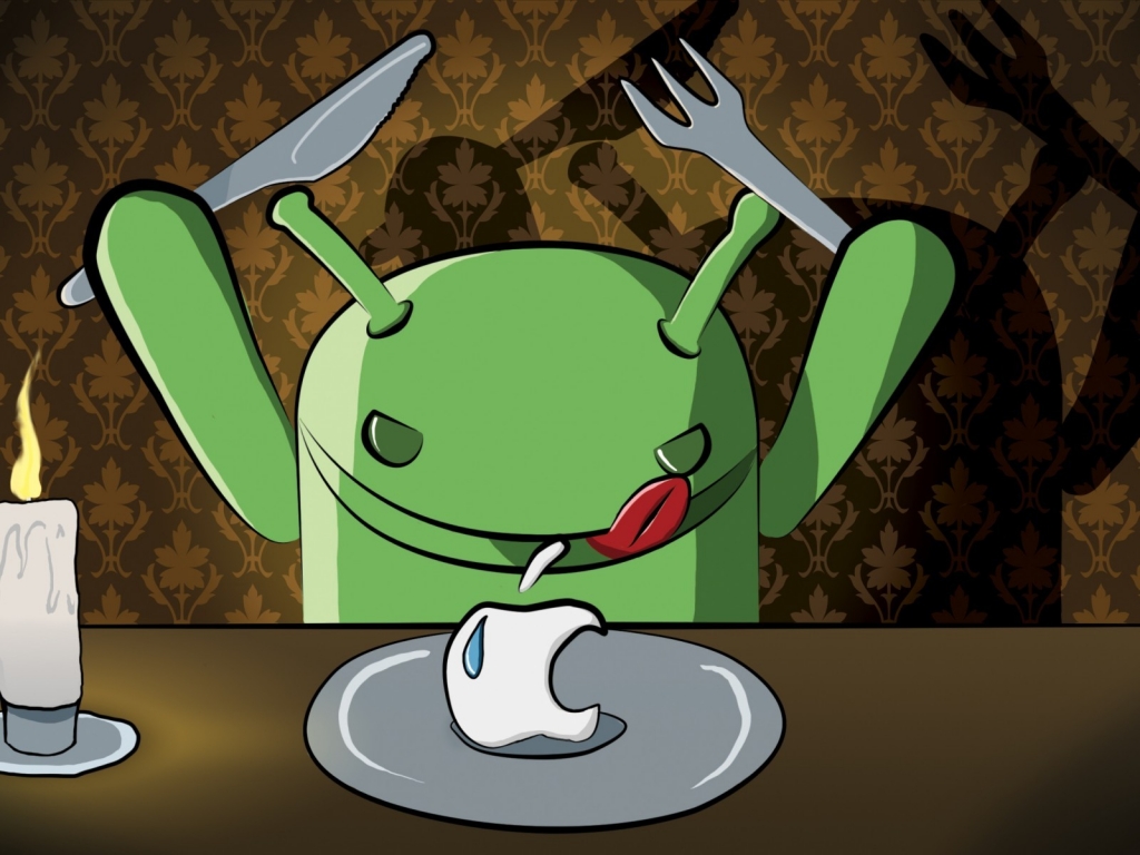 Hungry Android for 1024 x 768 resolution