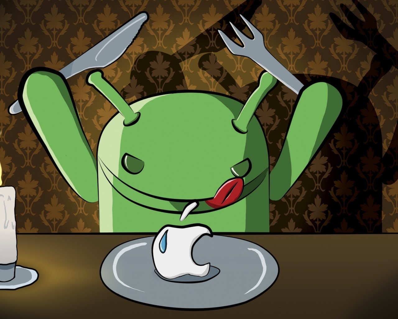Hungry Android for 1280 x 1024 resolution