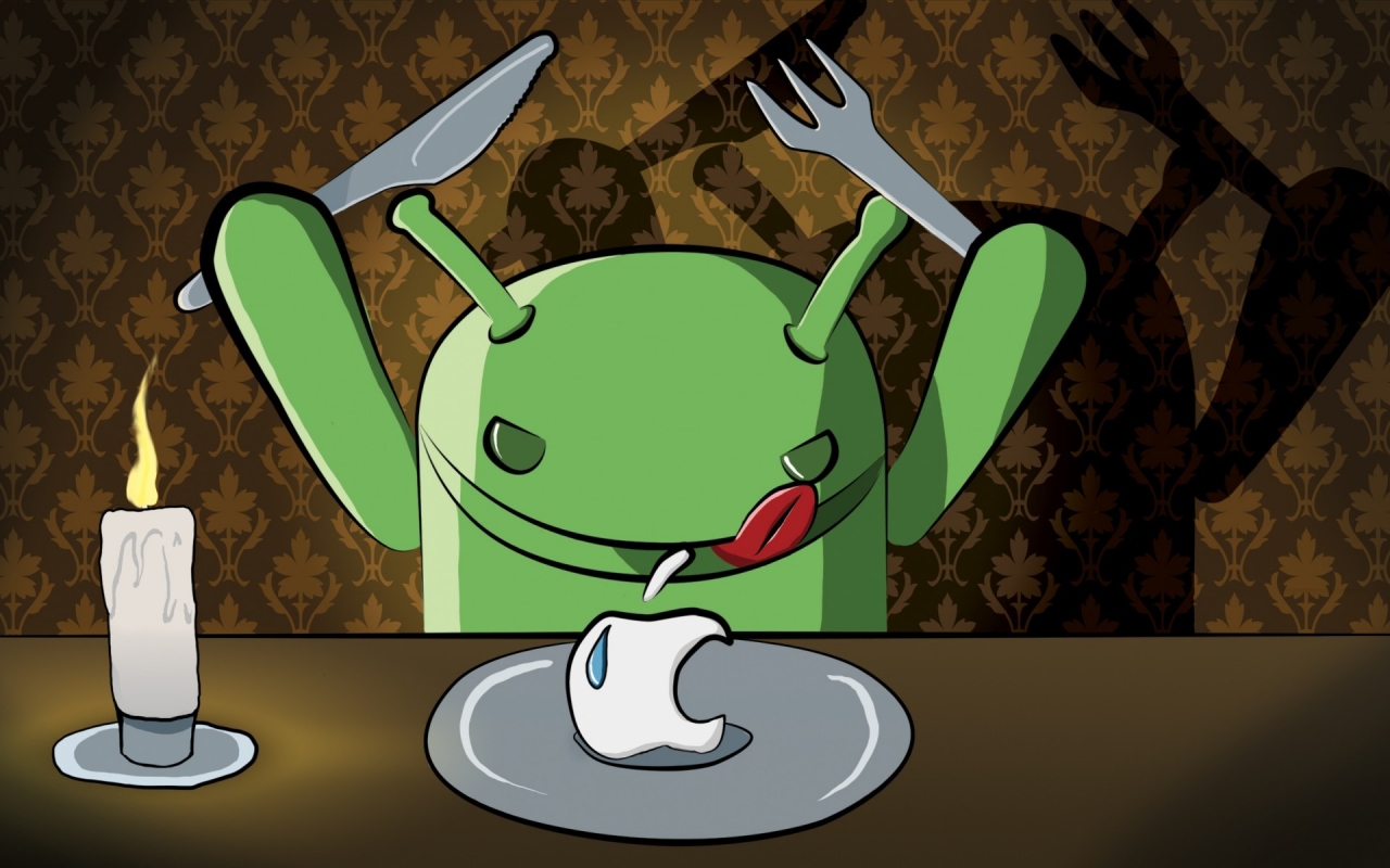 Hungry Android for 1280 x 800 widescreen resolution