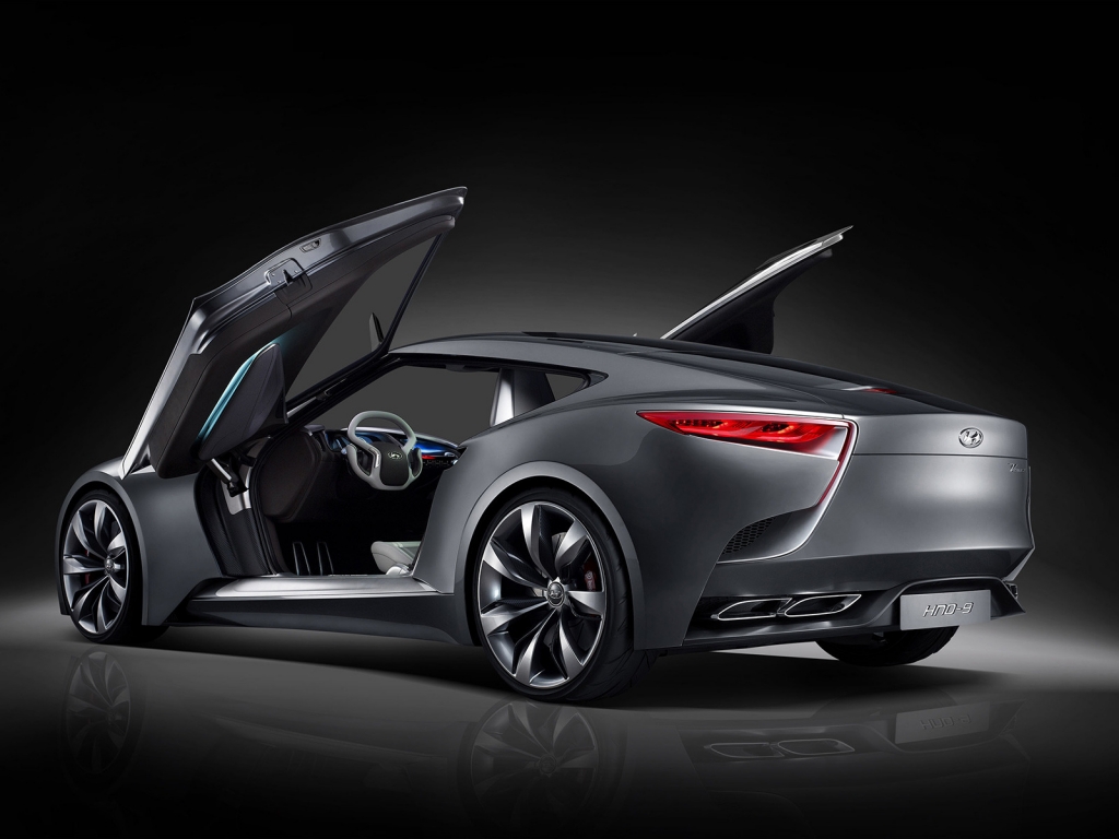 Hyundai Coupe HND Open Doors for 1024 x 768 resolution