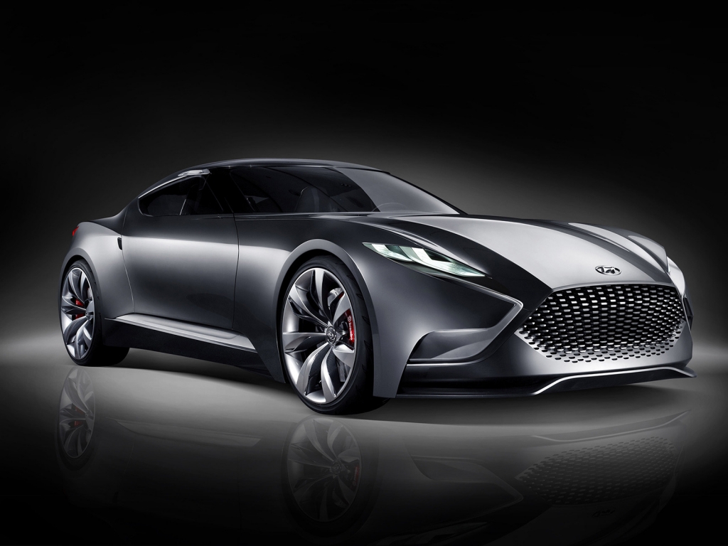 Hyundai Luxury Sports Coupe HND for 1024 x 768 resolution
