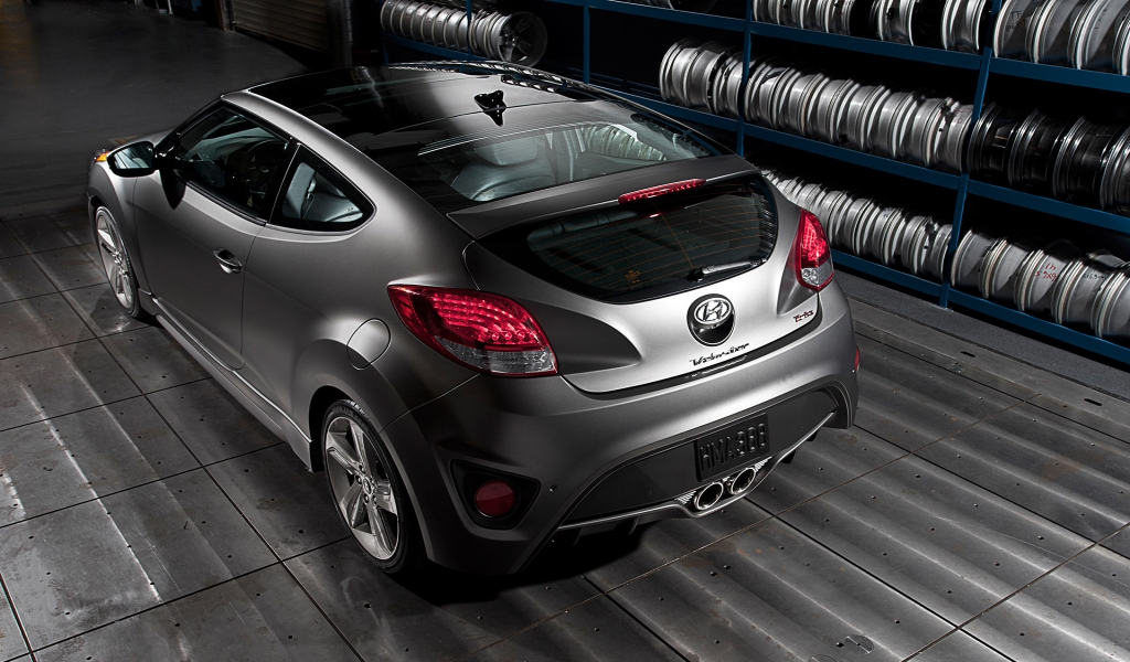 Hyundai Veloster Turbo 2013 Edition for 1024 x 600 widescreen resolution