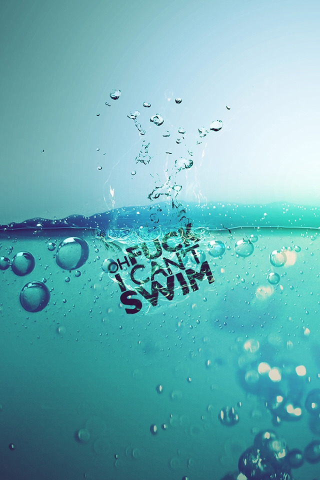 I cant Swim for 640 x 960 iPhone 4 resolution