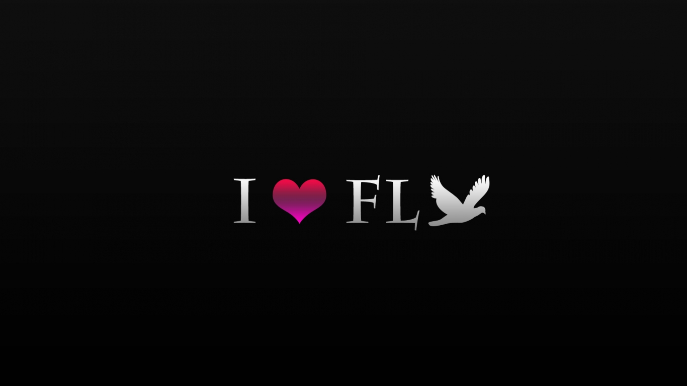 I Love Flying for 1366 x 768 HDTV resolution