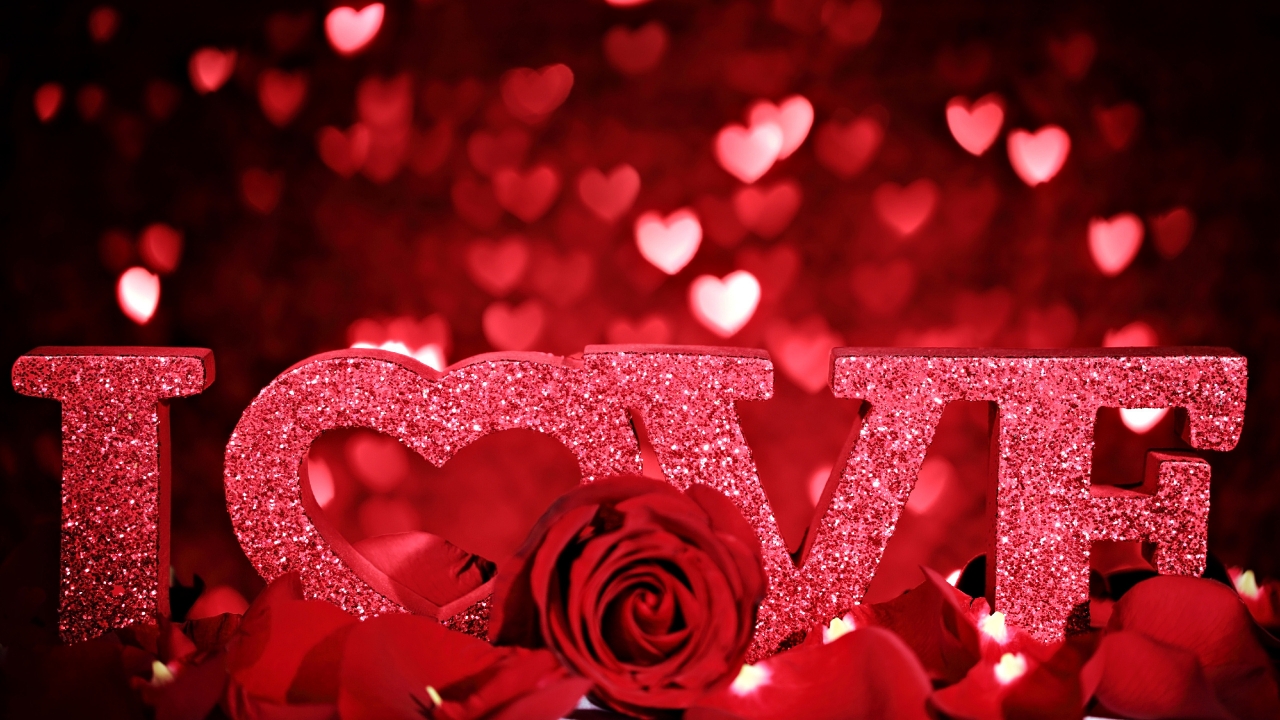 I love Roses I love You for 1280 x 720 HDTV 720p resolution
